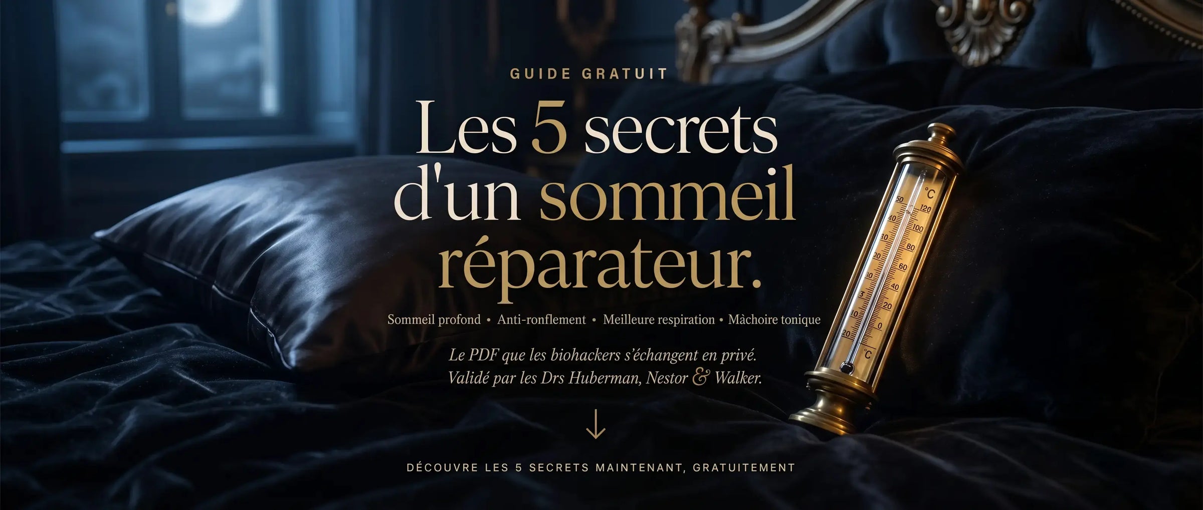 Les 5 secrets d'un sommeil réparateur