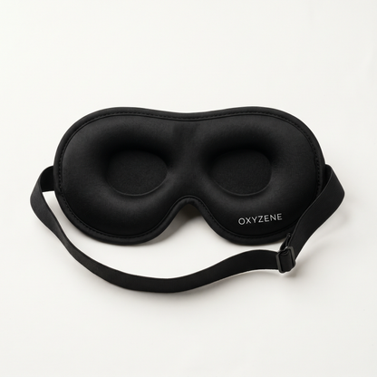 Masque de sommeil OXYZENE 3D contouré noir