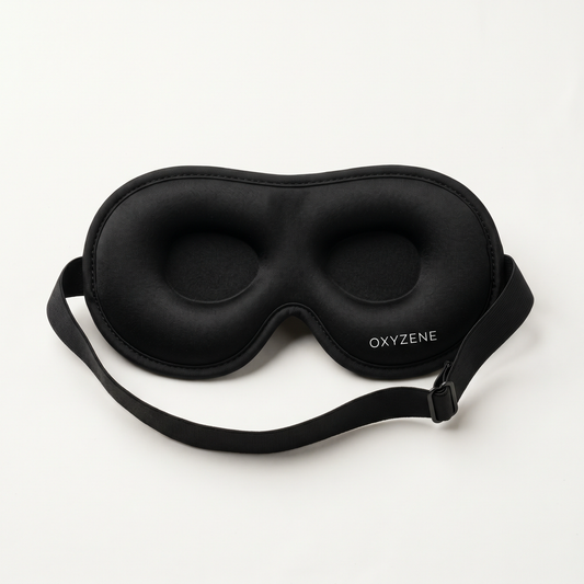 Masque de sommeil OXYZENE 3D contouré noir