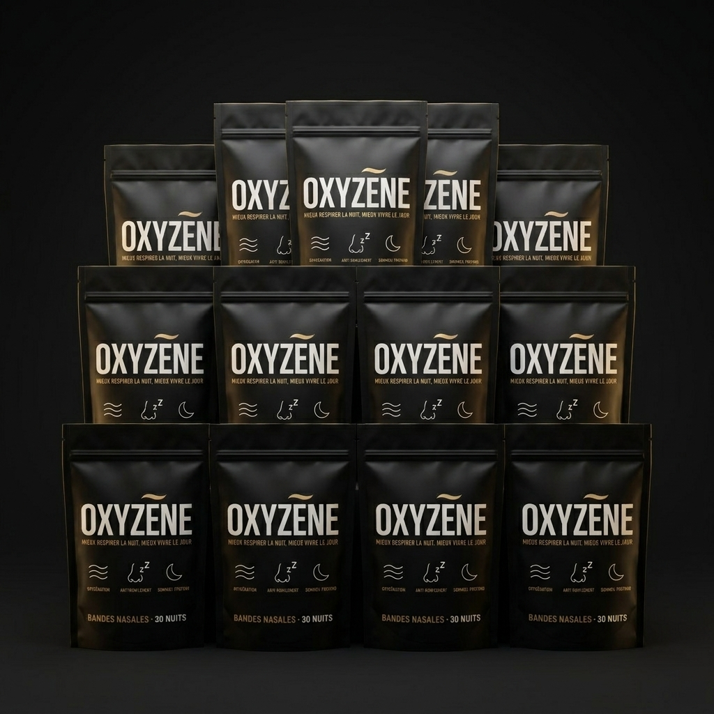 OXYZÈNE Réserve 1 an — 12 packs de bandes nasales (réserve annuelle)